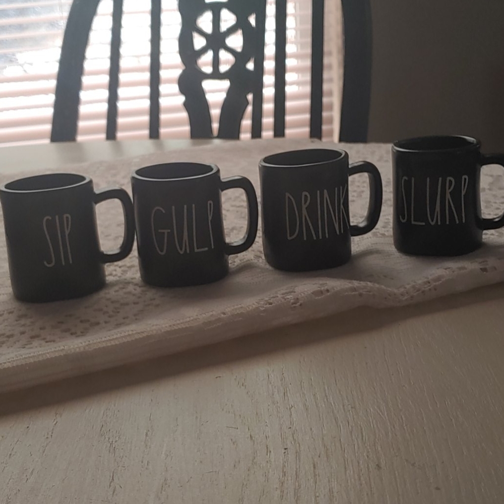 Rae Dunn espresso shot mugs